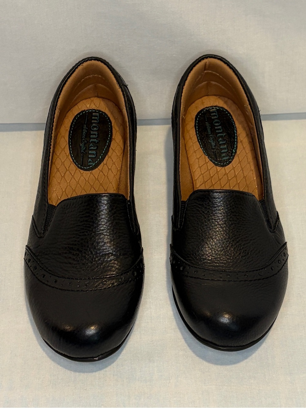 Women’s Black Slip-On Comfortable Everyday Style by Montana Artisan Crafted